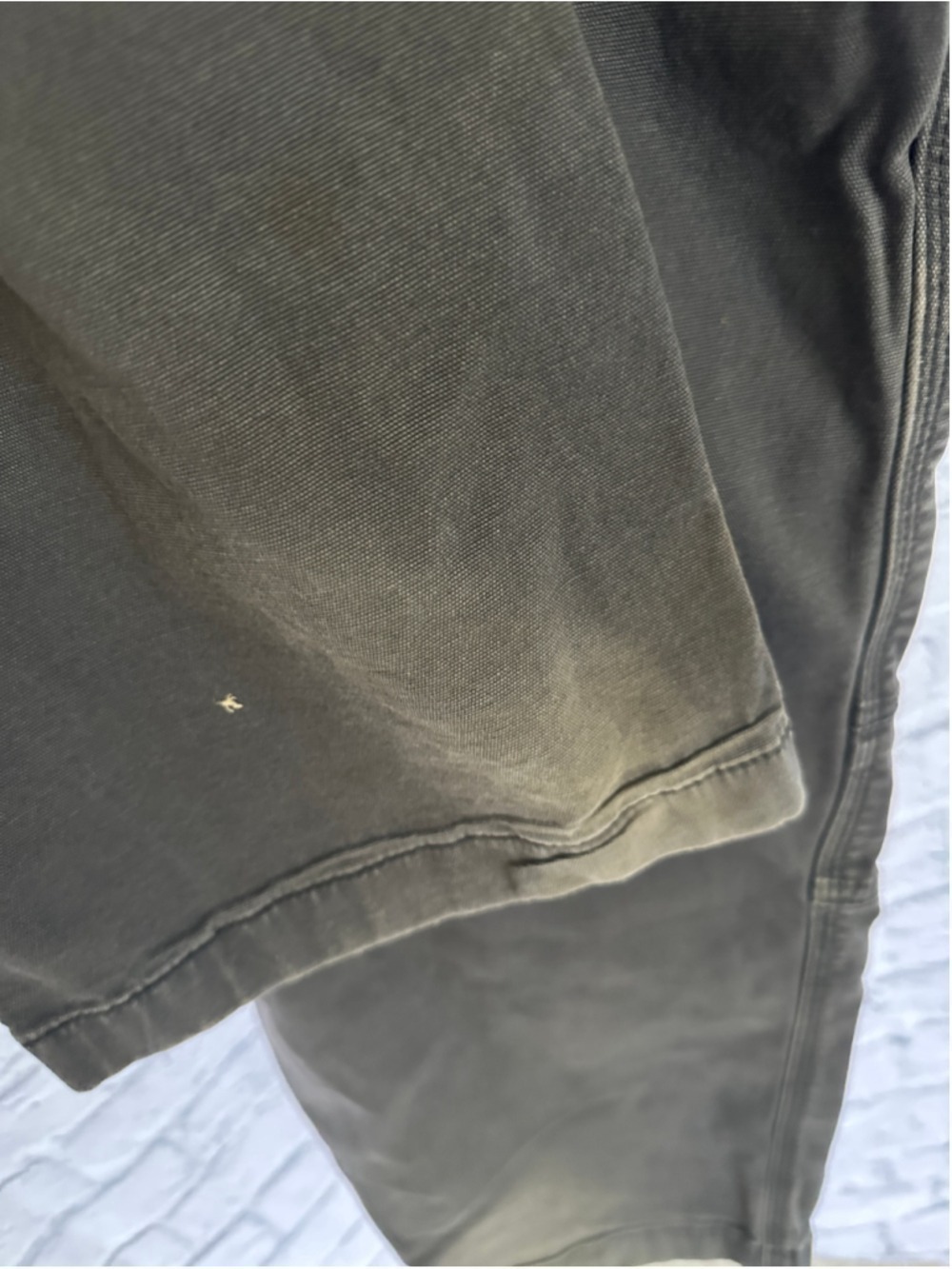 Carhartt Mens 44x32 Double Knee Rigby Pants Gray Workwear Gorpcore Utility - Picture 7 of 8